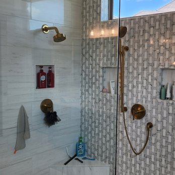 Five Star Remodeling - A shower you won't want to get out of. Removed previous shower and installed everything seen here. - General Contractors Near Me - Austin, Texas Five Star Remodeling - A shower you won't want to get out of. Removed previous shower and installed everything seen here. - General Contractors Near Me - Austin, Texas