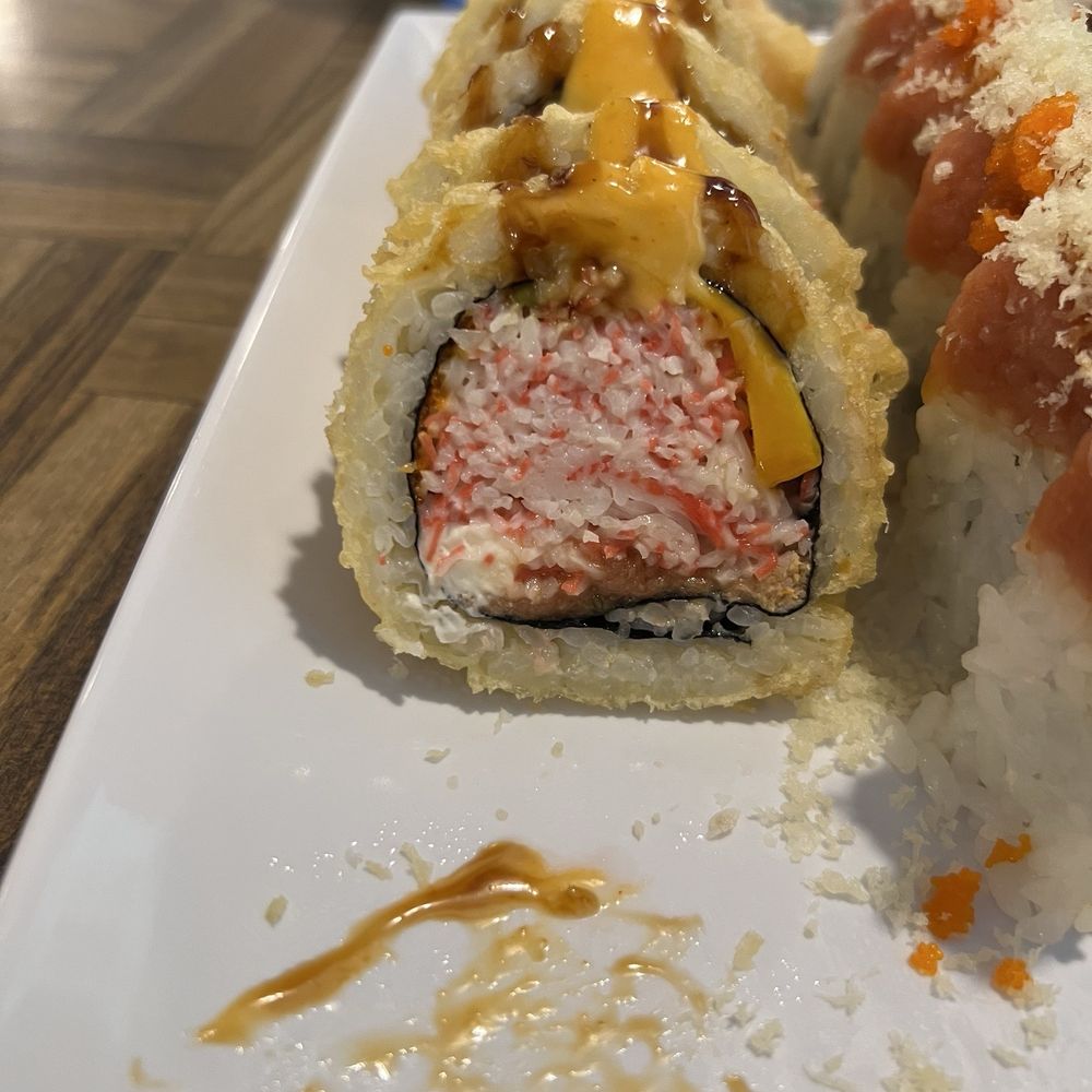 Sakura Sushi - Cowboy roll with "crab" - Sushi Bars Near Me - Roseburg, Oregon