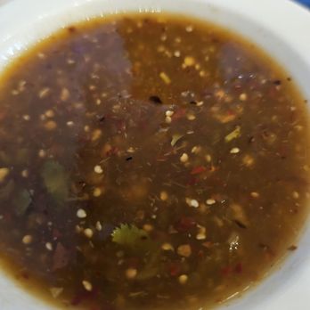 Mama Bertha Taqueria - Tomatillo sauce.  Best I've ever had - New Mexican Cuisine Near Me - Athens, Tennessee