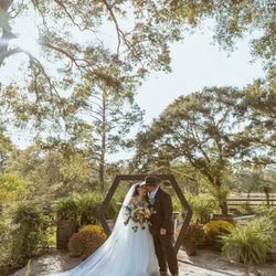 sjp ranch - My husband and I after our ceremony at SJP ranch.