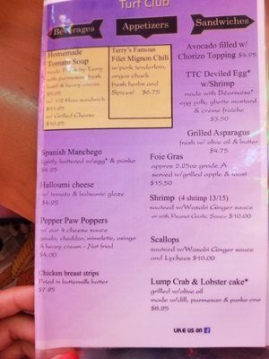 Menu photo 4 The Turf Club Cincinnati, OH Menu photo 4 The Turf Club Cincinnati, OH