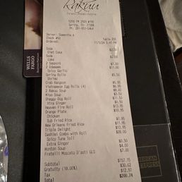 The receipt