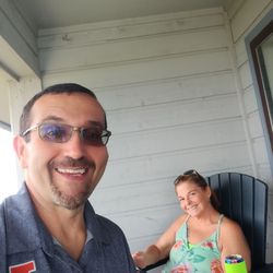 Savannah Beach Racquet Club - This is a picture of us enjoying the view