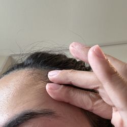 JS Threading Plus - Scabbing under the end of my eyebrow (mentioned in my review post)