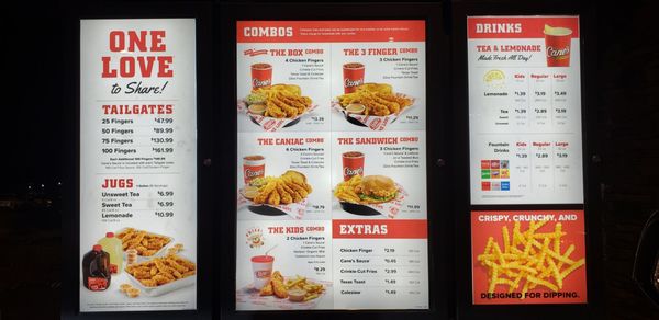 Menu photo 2 Raising Cane's Chicken Fingers Victorville, CA Menu photo 2 Raising Cane's Chicken Fingers Victorville, CA