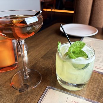 Land Ocean Restaurant Sparks - Orange Manhattan and Cucumber Vodka Cooler - New American Near Me - Sparks, Nevada Land Ocean Restaurant Sparks - Orange Manhattan and Cucumber Vodka Cooler - New American Near Me - Sparks, Nevada