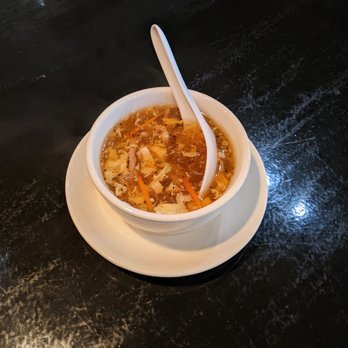 J-Bistro - Hot & sour soup that came with the lunch special. - Chinese Near Me - Atlanta, Georgia