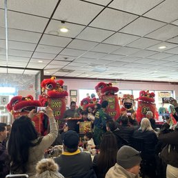 Lion dance Lunar New Year dim sum Lion dance Lunar New Year dim sum