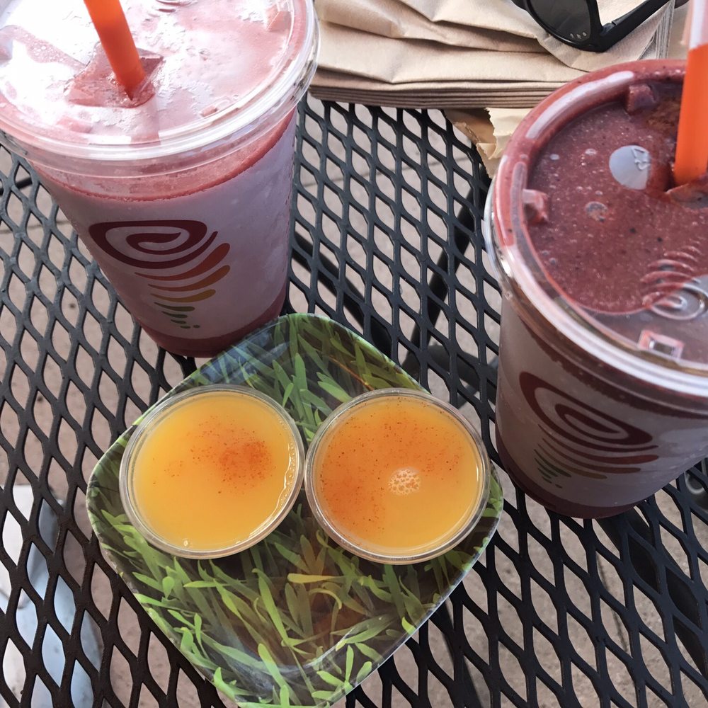 Jamba - Gingers shots and 2 fruit smoothies - Juice Bars & Smoothies Near Me - Oceanside, California