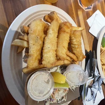Duke's Beach Grill - Fish n chips with house slaw - Bars Near Me - Ventura, California Duke's Beach Grill - Fish n chips with house slaw - Bars Near Me - Ventura, California