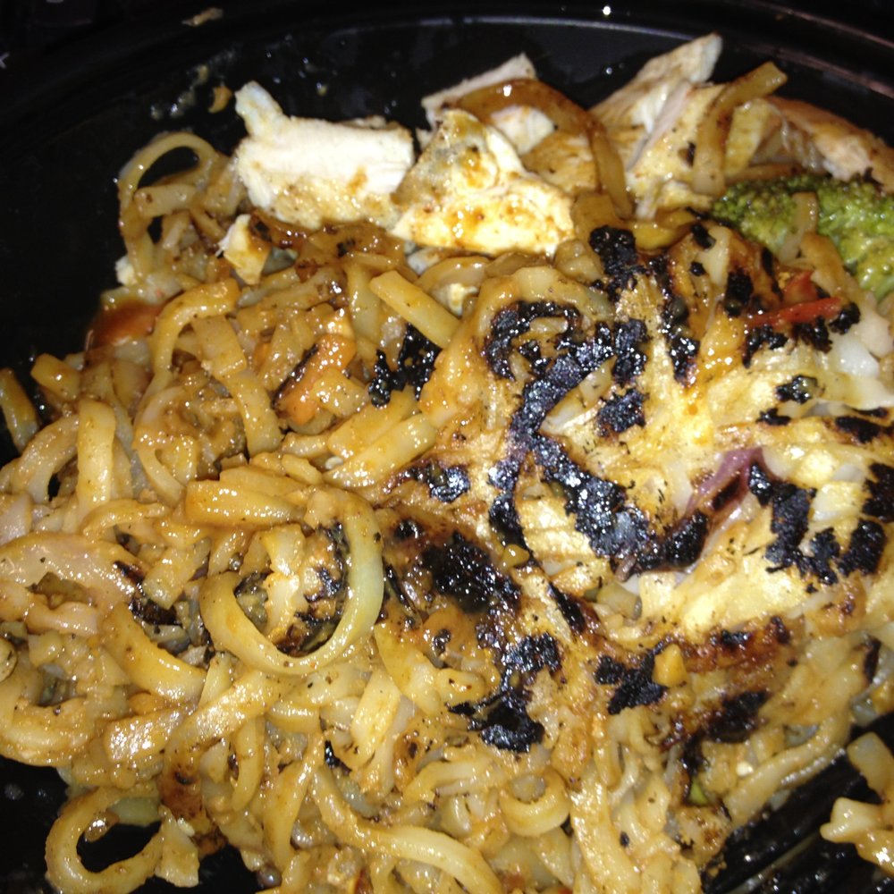 This is the burnt noodle bowl they sold me. Oh don't worry, there's some more burnt food underneath! Ridiculous! This is the burnt noodle bowl they sold me. Oh don't worry, there's some more burnt food underneath! Ridiculous!