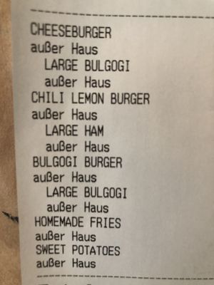 Menu photo 2 Shiso Burger Hamburg, HH Menu photo 2 Shiso Burger Hamburg, HH