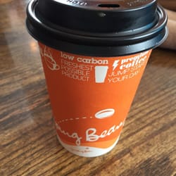 Jumping Bean Cafe - A medium latte