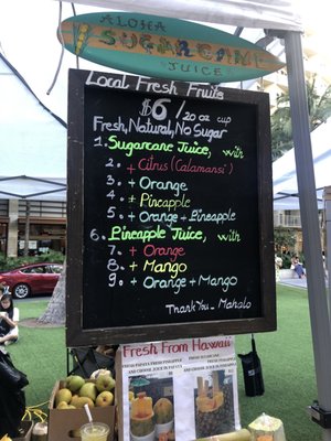 Menu photo 3 Aloha Sugarcane Juice Honolulu, HI