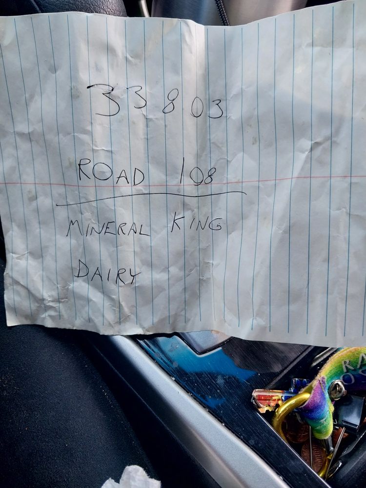 MINERAL KING DAIRY Updated August 2024 33803 Road 108, Visalia
