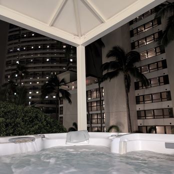 The Imperial Hawaii Resort - This is the beautiful view from the hot tub on the third floor. There are two hot tubs, one very big 1 and 1 small 1. - Resorts Near Me - Honolulu, Hawaii The Imperial Hawaii Resort - This is the beautiful view from the hot tub on the third floor. There are two hot tubs, one very big 1 and 1 small 1. - Resorts Near Me - Honolulu, Hawaii