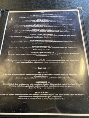 Menu photo 2 Old Iron Post Sherman, TX
