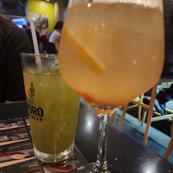 Sushi Zen - Iced Green Tea and White Sangria