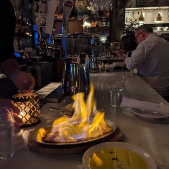 Stella's - a fire in the middle of a pizza - Greek Near Me - Charleston, South Carolina Stella's - a fire in the middle of a pizza - Greek Near Me - Charleston, South Carolina