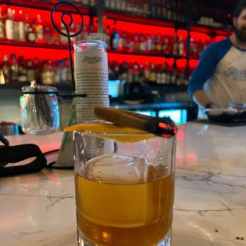 Relentless Brewing & Spirits - Mr. Churchill Old Fashioned - New American Near Me - Los Angeles, California
