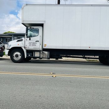The Rock Movers - Moving truck on delivery to the new house. - Movers Near Me - San Diego, California