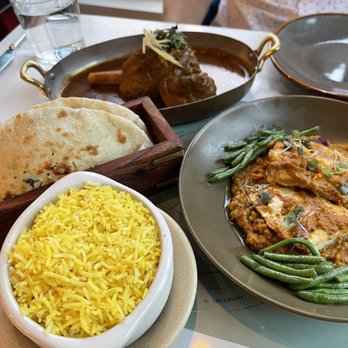 Rooh Columbus - Lamb shank, walleye, garlic naan, saffron rice - Indian Near Me - Columbus, Ohio Rooh Columbus - Lamb shank, walleye, garlic naan, saffron rice - Indian Near Me - Columbus, Ohio