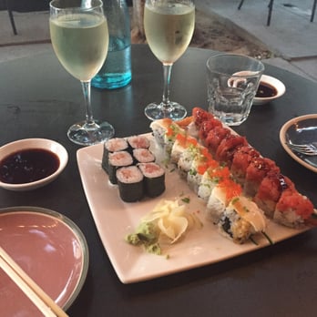 Domo - What else ?? 3 kind of rolls to share for 2 with 2 glass of wine on the terrace on a sunny/warm Sunday night ... Perfect - Sushi Bars Near Me - San Francisco, California Domo - What else ?? 3 kind of rolls to share for 2 with 2 glass of wine on the terrace on a sunny/warm Sunday night ... Perfect - Sushi Bars Near Me - San Francisco, California