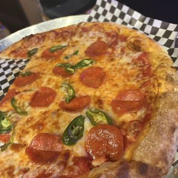 The Red Brick Tavern - Serrano & pepperoni pizza. YUM - Breakfast & Brunch Near Me - Conroe, Texas