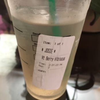 Starbucks - Very Berry Hibiscus Refresher???? When was it ever clear??!?! - Coffee & Tea Near Me - Temecula, California Starbucks - Very Berry Hibiscus Refresher???? When was it ever clear??!?! - Coffee & Tea Near Me - Temecula, California