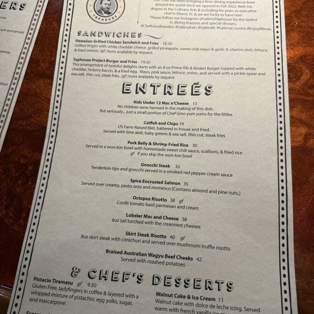 Spring 2026 Menu Spring 2026 Menu