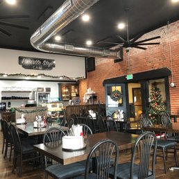 the interior of the restaurant