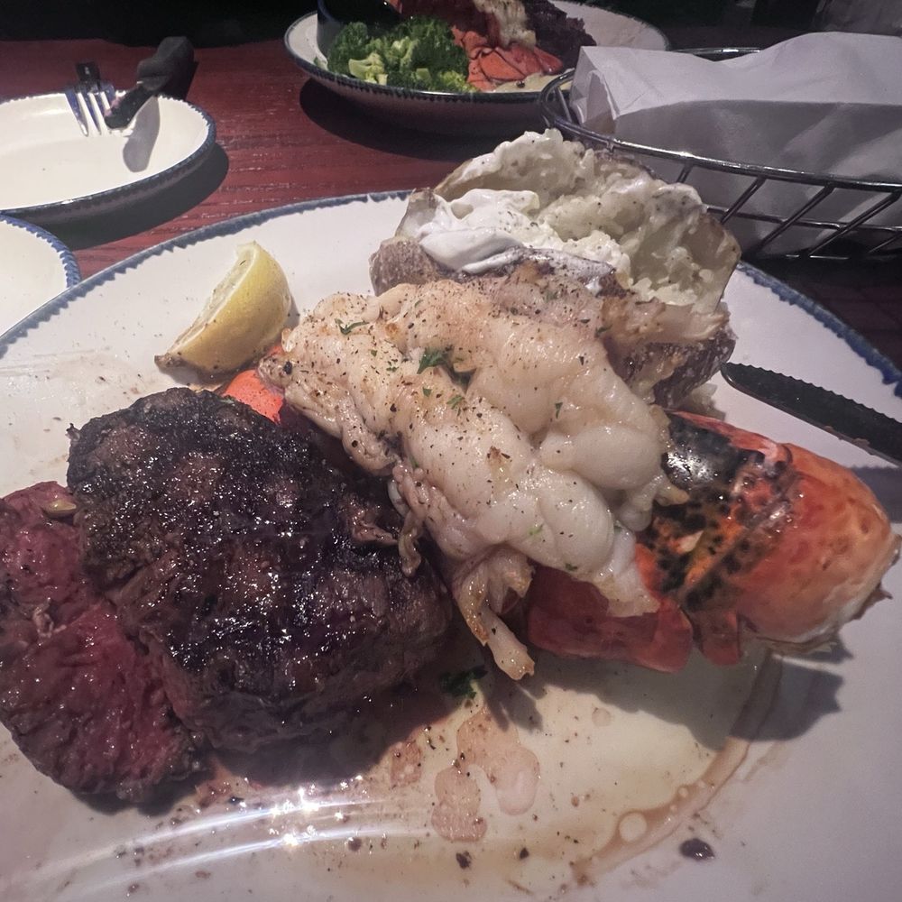 Wednesday special steak and lobster 24.99. Great flavor! Wednesday special steak and lobster 24.99. Great flavor!