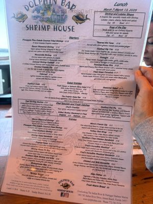 Menu photo 2 Dolphin Bar and Shrimp House Jensen Beach, FL