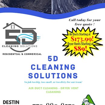 5D Cleaning Solutions - Business flyer - Air Duct Cleaning Near Me 5D Cleaning Solutions - Business flyer - Air Duct Cleaning Near Me