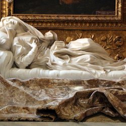 Chiesa di San Francesco D'Assisi a Ripa Grande - "Blessed Ludovica Albertoni" by Gian Lorenzo Bernini, Altieri Chapel, San Francesco a Ripa, Rome. Image: creativecommons.org