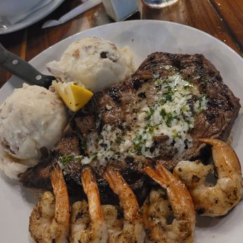 Restaurant 604 - Ribeye with shrimp. - Breakfast & Brunch Near Me - Honolulu, Hawaii