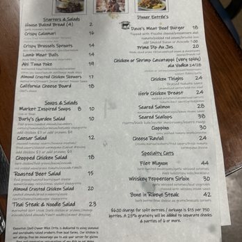 Burly's California Bistro - Menu - New American Near Me - Modesto, California Burly's California Bistro - Menu - New American Near Me - Modesto, California