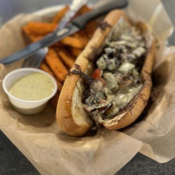 Texas Cannon Brewing - Brisket Philly - Brewpubs Near Me - Blanco, Texas Texas Cannon Brewing - Brisket Philly - Brewpubs Near Me - Blanco, Texas