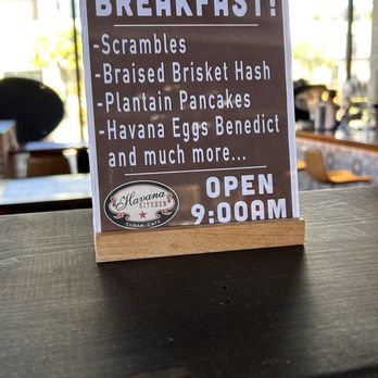 Havana Kitchen - Tabletop Promo: Breakfast options - Cuban Near Me - La Jolla, California Havana Kitchen - Tabletop Promo: Breakfast options - Cuban Near Me - La Jolla, California