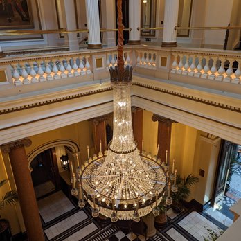 The Dome - The chandelier as you head to the Georgian Tea Room. - Champagne Bars Near Me - Edinburgh, EDH The Dome - The chandelier as you head to the Georgian Tea Room. - Champagne Bars Near Me - Edinburgh, EDH