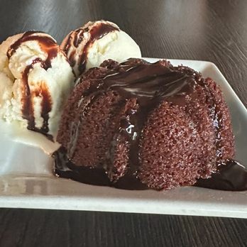 Charsi Karahi BBQ - Choco Lava Cake with Ice Cream - Barbeque Near Me - Mississauga, Ontario