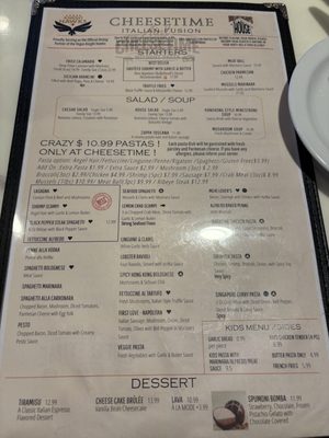 Menu photo 2 CheeseTime Italian Fusion Las Vegas, NV