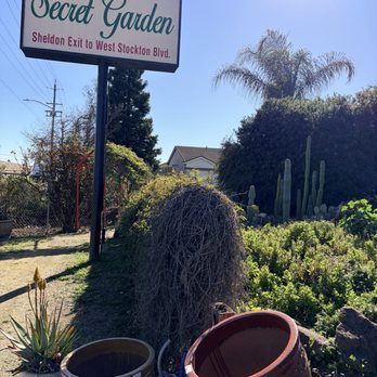 The Secret Garden - Exterior Sign of 99 - Nurseries & Gardening Near Me - Elk Grove, California The Secret Garden - Exterior Sign of 99 - Nurseries & Gardening Near Me - Elk Grove, California