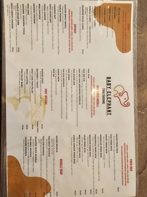 Menu photo 8 Baby Elephant Thai Cuisine Walnut, CA Menu photo 8 Baby Elephant Thai Cuisine Walnut, CA