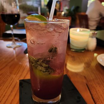 BlackFly - Blackberry Martini.. Very good. Not to sweet. - Seafood Near Me - St. Augustine, Florida