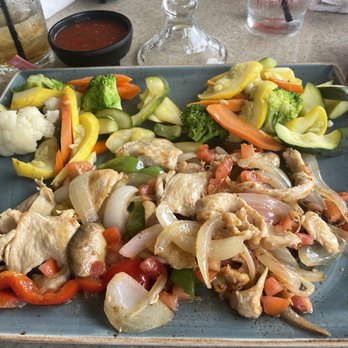 Azteca D'Oro Mexican Restaurant Lake Nona - Chicken carnitas - chicken a bit over. Veggies were good - Mexican Near Me - Orlando, Florida Azteca D'Oro Mexican Restaurant Lake Nona - Chicken carnitas - chicken a bit over. Veggies were good - Mexican Near Me - Orlando, Florida