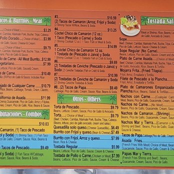 Tacos Ensenada - Menu 1/4/2024 - Mexican Near Me - Los Angeles, California Tacos Ensenada - Menu 1/4/2024 - Mexican Near Me - Los Angeles, California