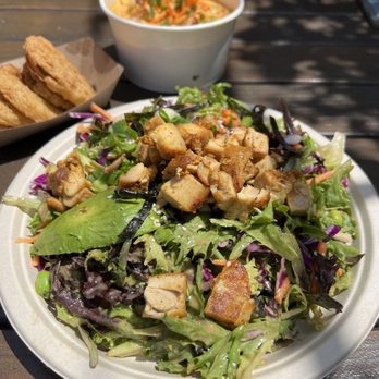 Green Tomato Grill - Miso Salad with chicken - New American Near Me - Orange, California Green Tomato Grill - Miso Salad with chicken - New American Near Me - Orange, California