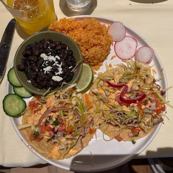 Obelisco Restaurant - Obelisco's tender almost sweet halibut taco dinner - Mexican Near Me - Oakland, California Obelisco Restaurant - Obelisco's tender almost sweet halibut taco dinner - Mexican Near Me - Oakland, California