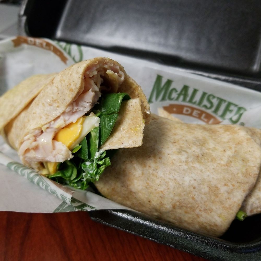 McAlister's Deli - Club wrap with alterations, the honey mustard is delicious - Delis Near Me - Dublin, Ohio McAlister's Deli - Club wrap with alterations, the honey mustard is delicious - Delis Near Me - Dublin, Ohio